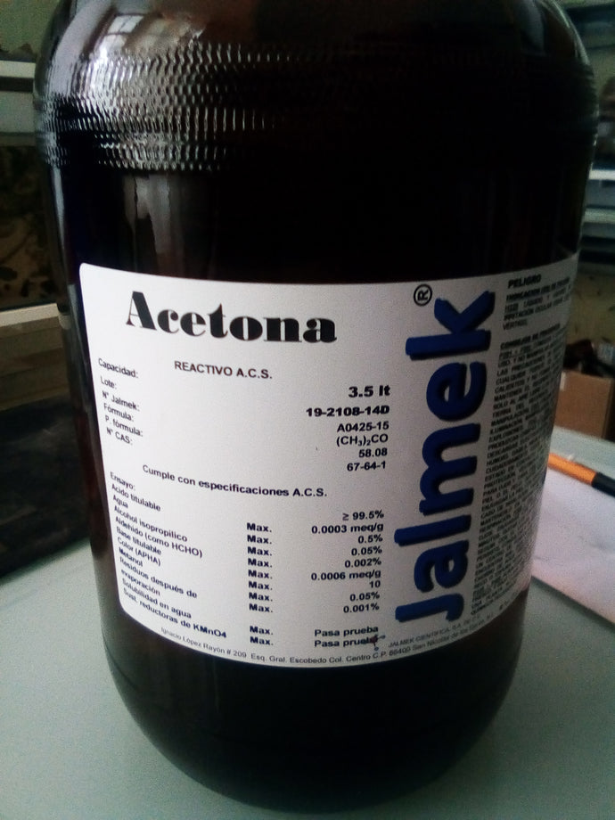 Acetona de 3.5Lt-Jalmek